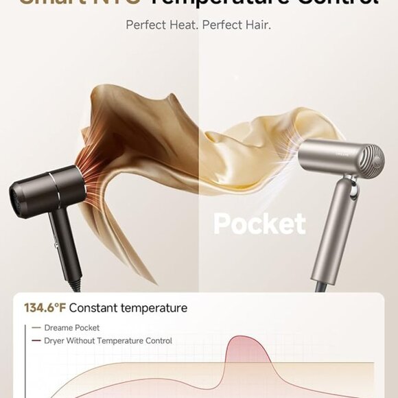 DREAME Pocket Portable Pure High-Speed Hair Dryer - Picture 3 of 6